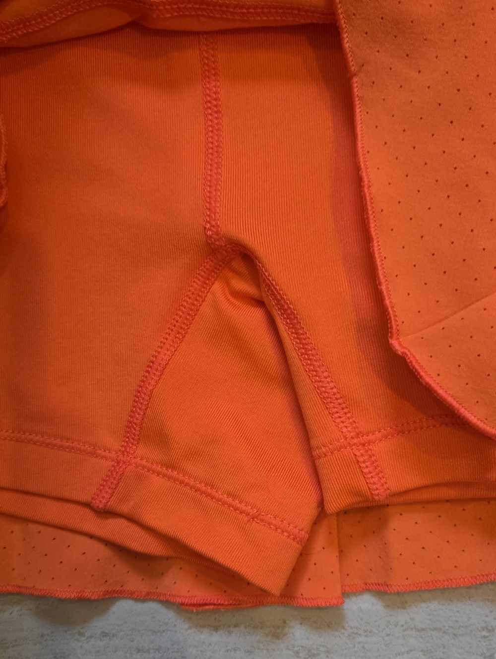 Nike Dri-Fit Orange Leisure Skort - Picture 3 of 8